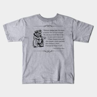 "Don't Be an Ass, Toad" (Grahame) Kids T-Shirt